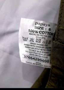 Olive Green Cargo Shorts