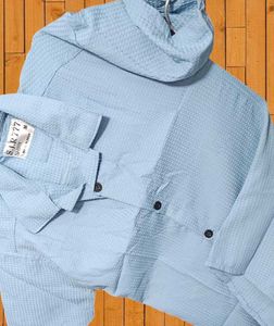 Light Blue Casual Shirt Size M