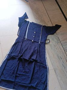 Elegant Navy Blue Kurta