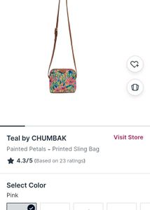 Chumbak Floral Crossbody Bag