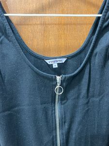 Classic zip up Black dress