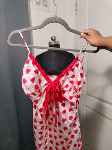Cute Heart Print Nightdress