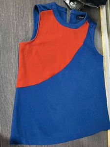 Color Block Sleeveless Top