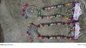 Boho Multicolor Beaded Necklace Set