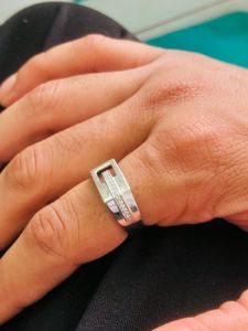 Gents Ring Pure 925 Silver (wt:2.900g)