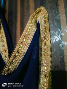 Women And Girls Nevi Blue Saree