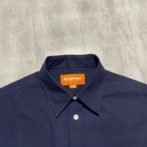 Men's Short Sleeve Navy Shirt