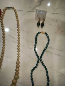 Assorted Beaded Necklaces &amp; Earrings Set