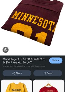 Vintage 1970,s Football Minnesota Jersey