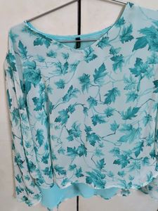 Floral Cape Top