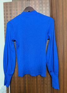 Imported 🛍️Blue Ribbed Top💙 (Fixed)