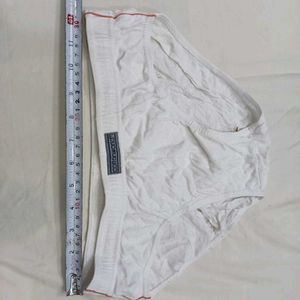 💙 Cottonworld Men's White Briefs