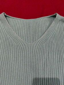 Winter Long Sleeves V Neck Top