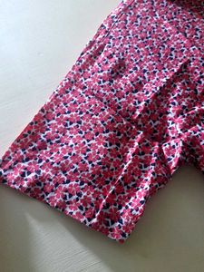 Floral Print Short Sleeve Top