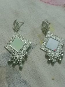 Exquisite Mirror Work Earrings