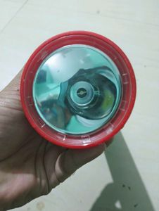Red Rechargeable LED Flashlight
