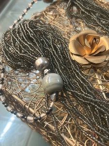 Unique beaded long Neckpiece