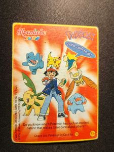 Alpenliebe pokemon chase card FEAROW