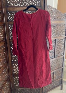 Like New Fabindia Pure Silk Brocade Festive Kurta