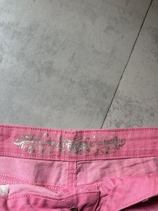 Aerie Pink Denim Shorts