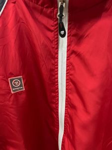 Vintage Red Windbreaker Jacket