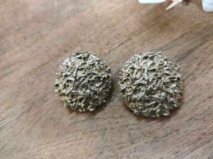 Unique Textured Vintage Statement Earrings