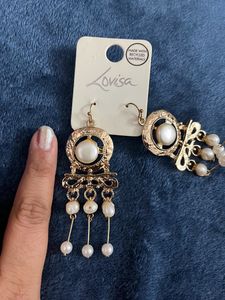 New Golden With Pearl Long Lovisa Earnings