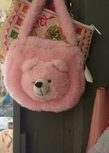 Pink Teddy Bear Purse