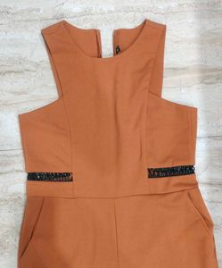 Chic Orange /browish/Tan colour Jumpsuit