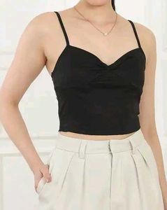 Shein Adjustable Spaghetti Strap Twist-Front Cami