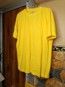 Bright Yellow Basic T-Shirt for women