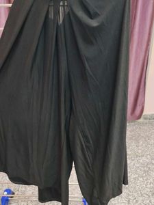 Wide Leg Black Palazzos