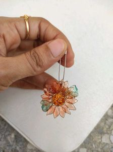 Sunflower Resin Jewellery Set