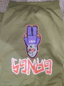 Olive Green Hoodie with "Street Gang" Print
