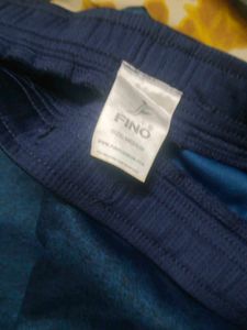 Blue Jogger Pants with Zipper Pockets