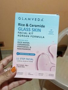 Glamveda Rice & Ceramide Glass Skin Facial Kit