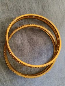 Golden bangles-set of 2