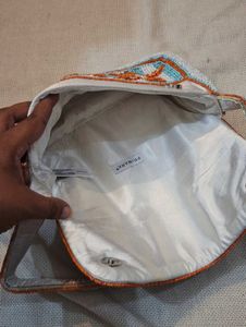 Beaded Starfish Clutch Bag