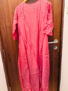 Beautiful Pink Kurta Set with Embellishments