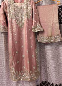 Embellished Kurta Set with Dupatta
