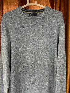 GAP Marled Roll Crew Neck Sweater