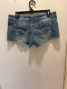 Distressed Denim Shorts