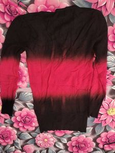 Sparkling Ombre Long Sleeve Top