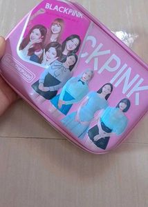 black pink lovers pouch for school