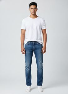 Classic Blue Wash Denim Jeans