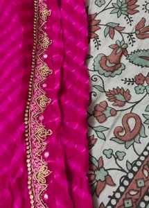 zardozi work Magenta Dress
