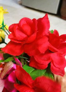 Fruit Basket And Flower Combo