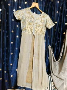 Indian Kurta Set georgette and satin