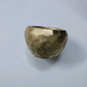 Hammered Gold Finish Candle Holder / Bowl