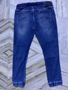 Men's Blue Jogger Jeans